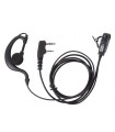 Py29k in-ear hoofdtelefoon met clip voor kenwood-aansluiting