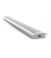 LEDsON Recessed slimline 8 mm - aluminium-inbouwprofiel voor ledstrip - geanodiseerd aluminium - zilver - 2 m