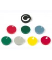 Seder Lid for 10mm button (black - white line)