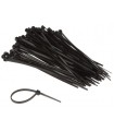 Perel Set met nylon kabelbinders - 2.5 x 100 mm - zwart (100 st.)