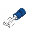 Velleman Vrouwelijke connector 6.4mm blauw